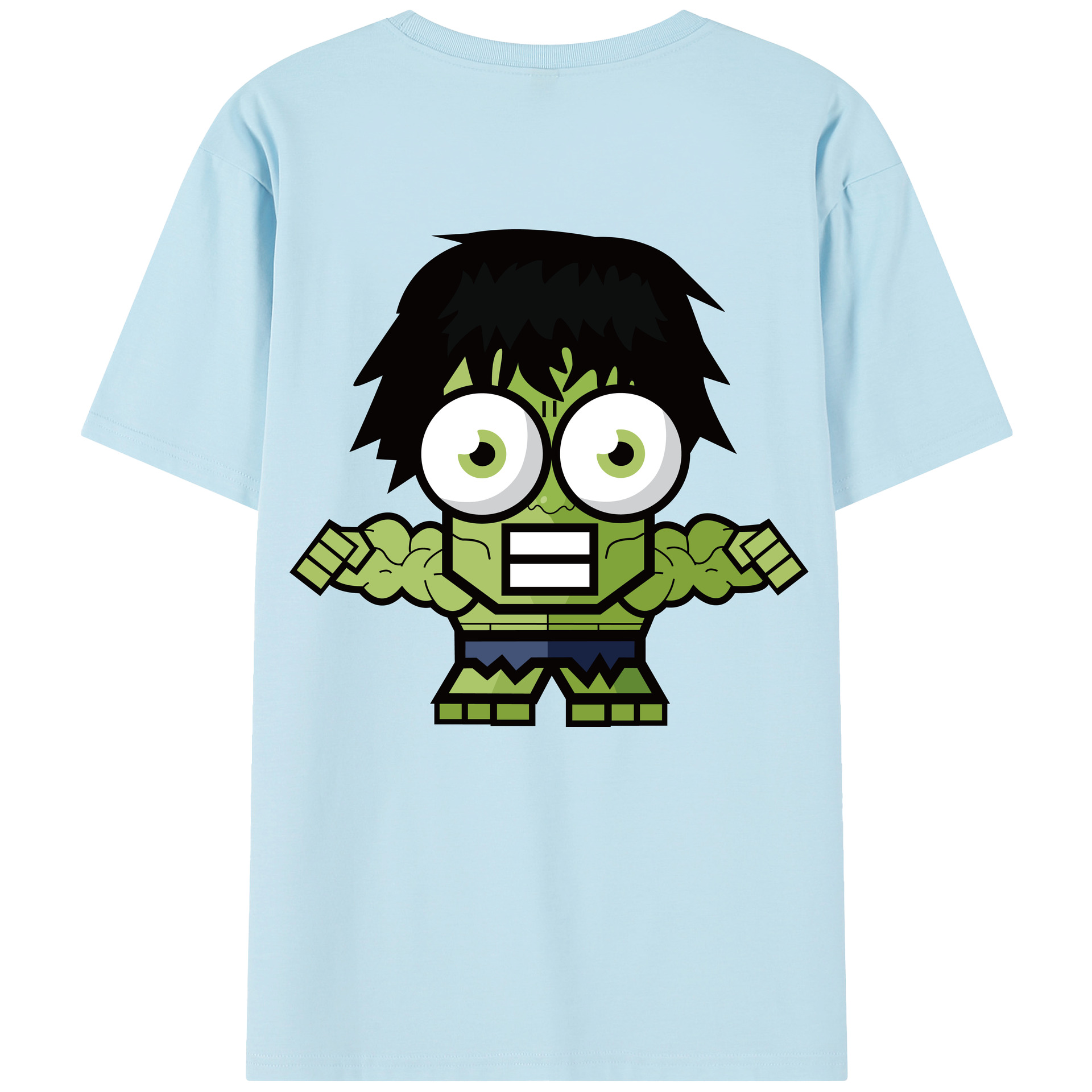 （画像用） アベンジャーズ The Avengers 綿100％半袖Tシャツ（背面プリント）